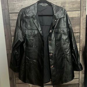 Leather jacket